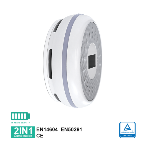 Smoke and co 2 in 1 detector