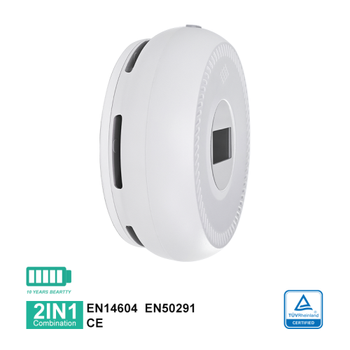 Smoke and carbon monoxide 2 in 1 alarm