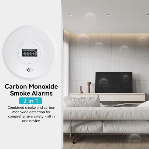 Smoke and co detector 2 in 1