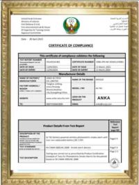 COC Certification of Conformity