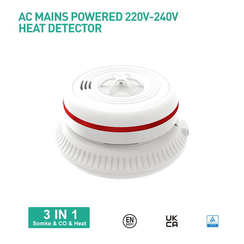 AJ960SCTA Mians Powered 220-240V Smoke&Heat&Co Alarms