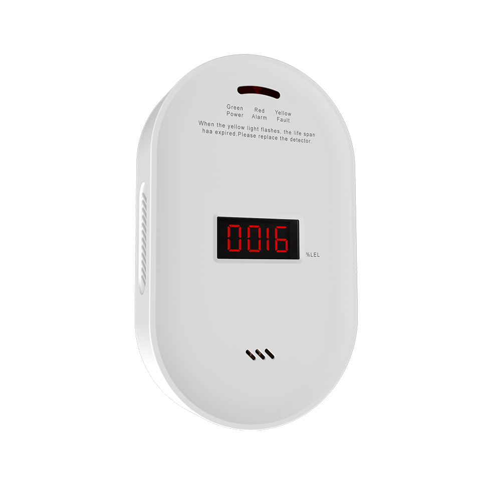 Front view of the AJ981 natural gas detector alarm